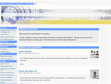 Tablet Screenshot of dessinervosprojets.com